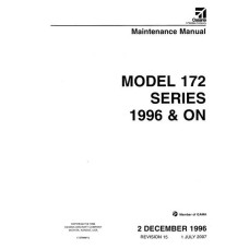 Cessna 172 Series Aircraft Maintenance Manual 1996 and ON Revision 2007
